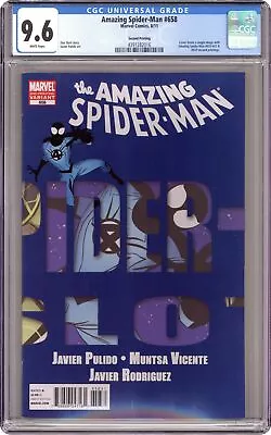 Buy Amazing Spider-Man #658C 2nd Printing CGC 9.6 2011 4391282016 • 65.24£