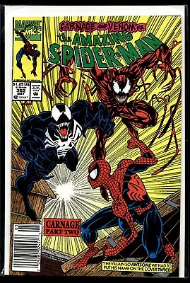 Buy 1992 Amazing Spider-Man #362 2nd Carnage Newsstand Marvel Comic • 15.55£