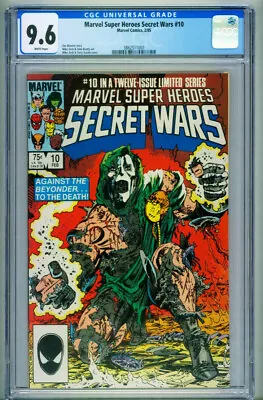 Buy MARVEL SUPER HEROES SECRET WARS #10 // CGC 9.6 // Dr. Doom // Comic Book // 3... • 111.06£