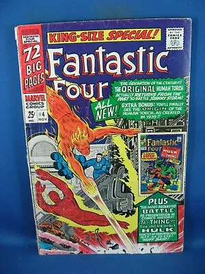 Buy Fantastic Four Annual 4 Vg 1966 • 23.30£