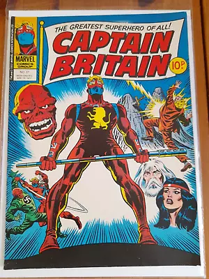 Buy Captain Britain #27 Apr 1977 FINE/VFINE 7.0  ...Will You Never Win?  • 16.99£