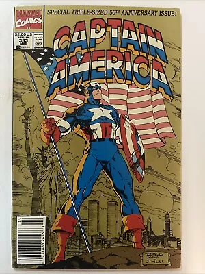 Buy CAPTAIN AMERICA #383 (Marvel 1991) JIM LEE COVER NEWSSTAND NM/VF • 9.33£