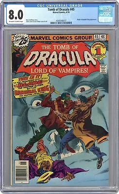 Buy Tomb Of Dracula #45 CGC 8.0 1976 4049348017 • 56.69£