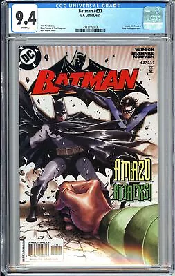 Buy Batman 637 CGC 9.4  4172779013 Amazo, Mr. Freeze & Black Mask Appearance • 38.82£