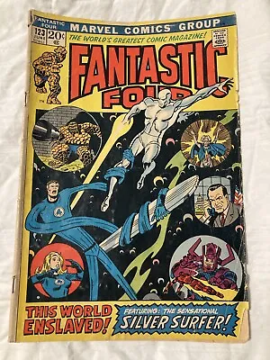Buy Fantastic Four #123 President Nixon Cover Silver Surfer & Galactus App • 31.03£