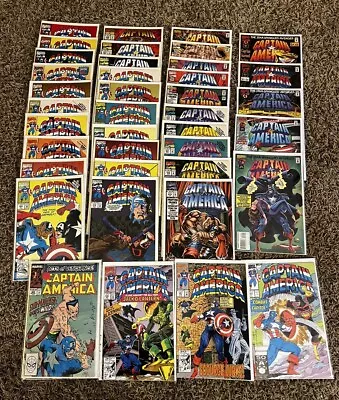 Buy Captain America 1992 Comic Lot365,393,396,397,  408-425, 427-439 (39 Comics) • 50.48£