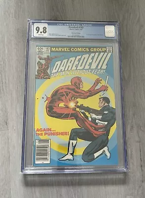 Buy Daredevil #183 CGC 9.8 Newsstand 1st Daredevil & Punisher Classic Frank Miller! • 490£
