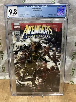 Buy Avengers #675 CGC 9.8 (2018) - 1st App Of Voyager - Lenticular Cover Comic • 50.47£
