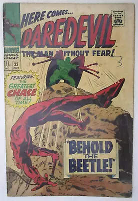 Buy Daredevil #33 The Beetle Marvel Comics (1966) • 14.95£