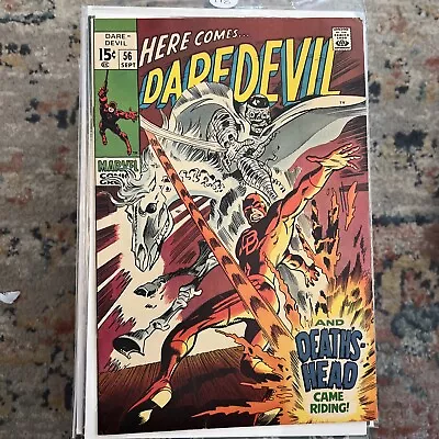 Buy Daredevil 56 VF 1969 Marvel Comics Death's Head • 23.30£