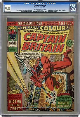 Buy Captain Britain #8 CGC 9.8 1976 0250433006 1st Elizabeth Braddock (Psylocke) • 1,405.66£
