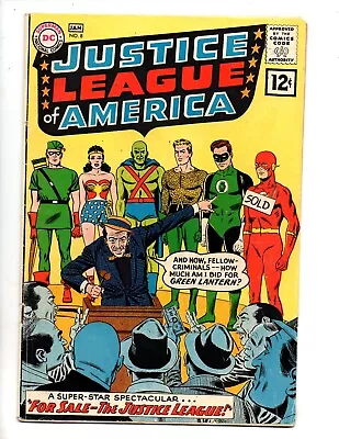 Buy Justice League Of America #8  Vg+ 4.5   Origin And 1st App. Felix Faust  • 76.88£