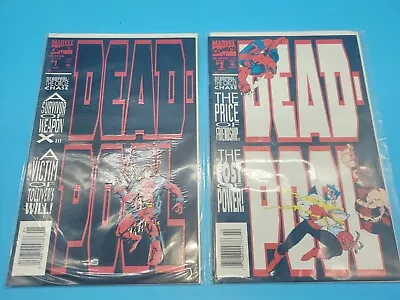 Buy 1993 Marvel DEADPOOL The Circle Chase Comics Books #1 And #2 Excellent • 26.02£