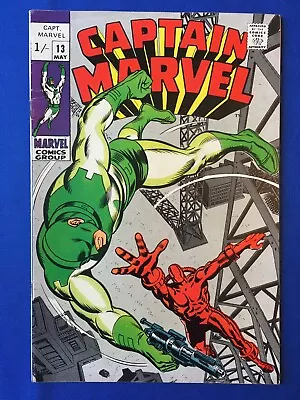 Buy Captain Marvel #13 FN+ (6.5) MARVEL (Vol 1, 1969)  • 18£