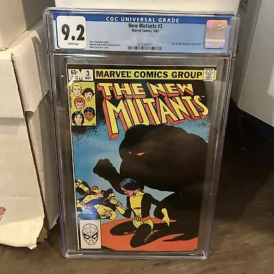 Buy New Mutants #3 CGC 9.2 White Pages • 23.30£