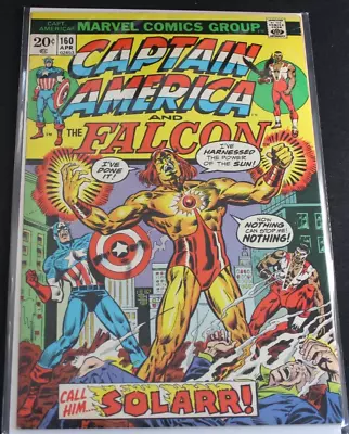 Buy Captain America & Falcon 160 1st Solarr Appearance FN+ Comic • 6.15£