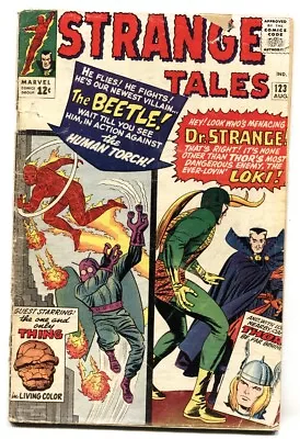 Buy Strange Tales #123  1964 - Marvel  -G/VG - Comic Book • 101.14£