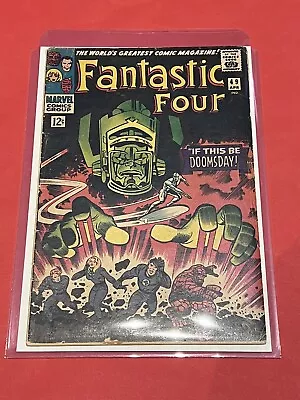 Buy Fantastic Four #49 (1966) - 1st Full Appearance Of Galactus - 2nd Silver Surfer • 395£