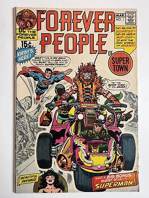 Buy Forever People #1 (1971) 1st Full App. Darkseid, 1st Team App. The Forever Pe... • 66£