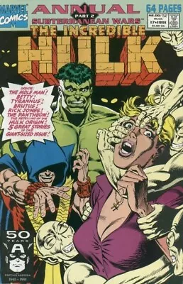 Buy Free P & P; Incredible Hulk Annual #17, 1991:  Subterranean Wars  Tie-In1 • 4.99£