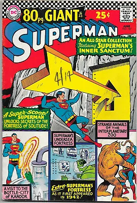 Buy Superman #187  DC Comics 1966 Siegel, Binder / Boring, Swan, FN-VF • 38.83£