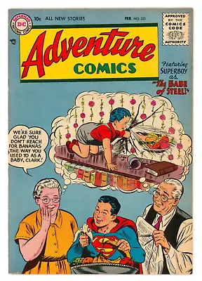 Buy Adventure Comics #221 VFN 8.0 RARE Superboy From 1956 • 249£