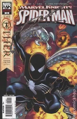 Buy Marvel Knights Spider-Man 19B LEE Black Costume Variant FN/VF 7.0 2005 • 14.37£