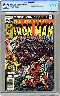 Buy Iron Man #113 CBCS 6.5 Newsstand 1978 21-3B8C92F-166 • 25.63£