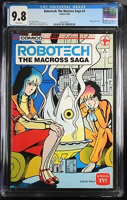Buy Robotech: The Macross Saga #4 - Cgc 9.8 - Wp - Nm/mt - Wraparound Cover • 116.49£