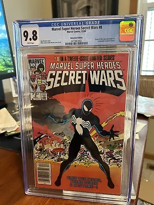 Buy Marvel Super Heroes Secret Wars #8 CGC 9.8 WP NEWSSTAND Origin Black Costume Key • 1,126.08£