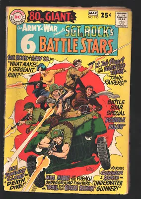 Buy Our Army At War #190 1968-DC-Joe Kubert-Russ Heath-Mort Drucker-Sgt Rock-Haun... • 31.53£