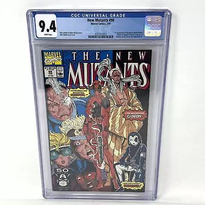 Buy The New Mutants #98 CGC 9.4 * 1st (First) Appearance Of Deadpool* Marvel Comics • 357.24£
