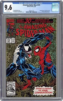 Buy Amazing Spider-Man #375D Direct Variant CGC 9.6 1993 3889501023 • 65.24£