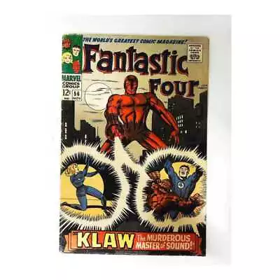 Buy Fantastic Four #56  - 1961 Series Marvel Comics VG Minus [v^ • 29.81£