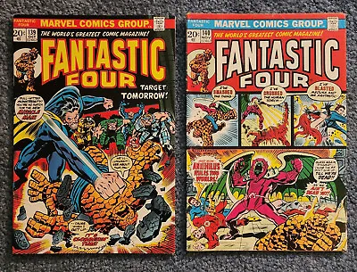 Buy Fantastic Four #139(NM-) + 140(FN) Marvel Comics 1973 Buscema Miracle Man • 27.95£