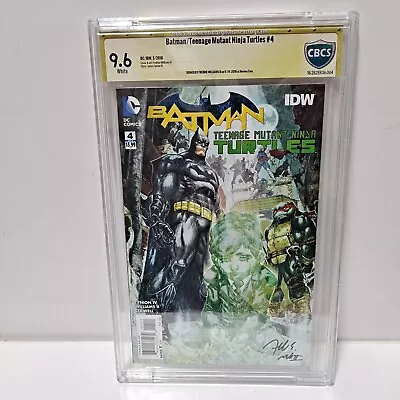 Buy Batman Teenage Mutant Ninja Turtles #4 DC/IDW Comics CBCS 9.6 Signature Series • 27.18£