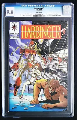 Buy Harbinger #3 (1992) CGC 9.6 Jim Shooter, 1st App. Ax And Rexo, Coupon Present • 45£