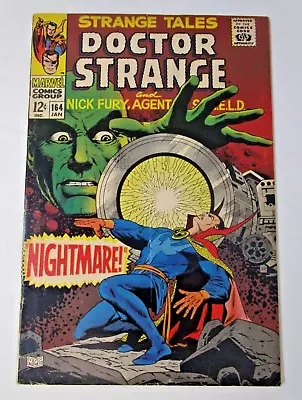 Buy Strange Tales #164 1968 [VG] 1st App Yandroth Silver Age Steranko Nick Fury Dr S • 11.18£
