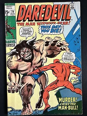 Buy Daredevil #79 Marvel Comics Vintage Old Bronze Age 1st Print 1971 Very Good *A4 • 7.76£