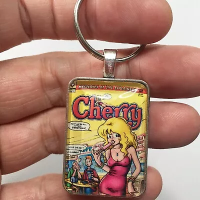Buy Cherry #21 Cover Pendant With Key Ring And Necklace Comic Book Jewelry Poptart • 12.07£