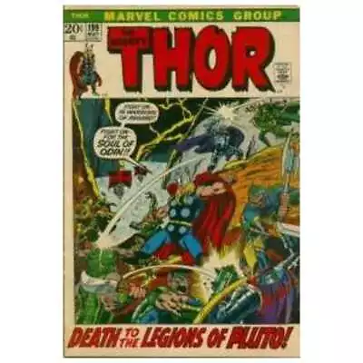 Buy Thor #199  - 1966 Series Marvel Comics Fine Minus Full Description Below [m] • 11.30£