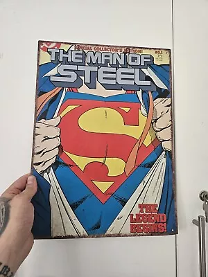 Buy The Man Of Steel #1 Special Collector's Edition Comic Book DC 1986 Superman • 11.99£