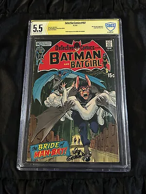 Buy 1971 Detective Comics #407 CBCS (🚫 CGC) 5.5 Neal Adams & Dick Giordano SIGNED • 194.15£