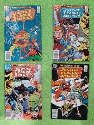 Buy Lot 4 JUSTICE LEAGUE AMERICA 231, 235, 236, 249 All Canadian NM Variants RD4393 • 4.65£