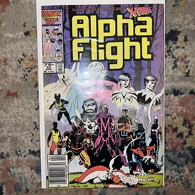 Buy Alpha Flight #33 Marvel 1986 1st Lady Deathstrike X-Men Wolverine Newsstand • 7.76£