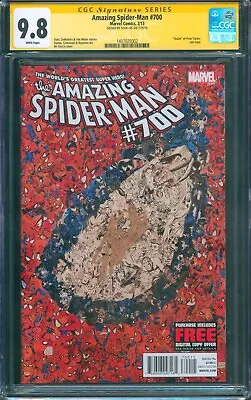Buy Amazing Spider-Man #700 ⭐ CGC 9.8 SS SIGNED By STAN LEE ⭐ Last Issue Death 2013 • 758.55£