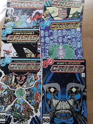 Buy Crisis On Infinite Earths 1 - 12 (1984) Complete Collectable Series. REDUCED!! • 65£
