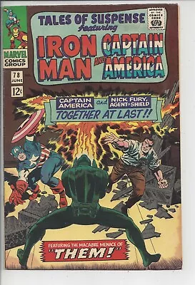 Buy Tales Of Suspense #78 F (6.5) Iron Man & Capt America  • 31.06£