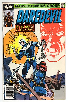 Buy Daredevil #160 Very Fine 8.0 Black Widow Bullseye Frank Miller Art 1979 • 20.96£