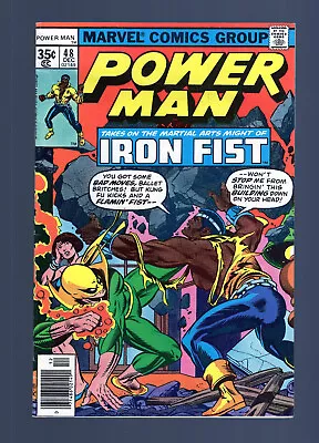 Buy Power Man #48 - 1st. Team-Up Of Power Man And Iron Fist. (6.0/6.5) 1977 • 61.90£